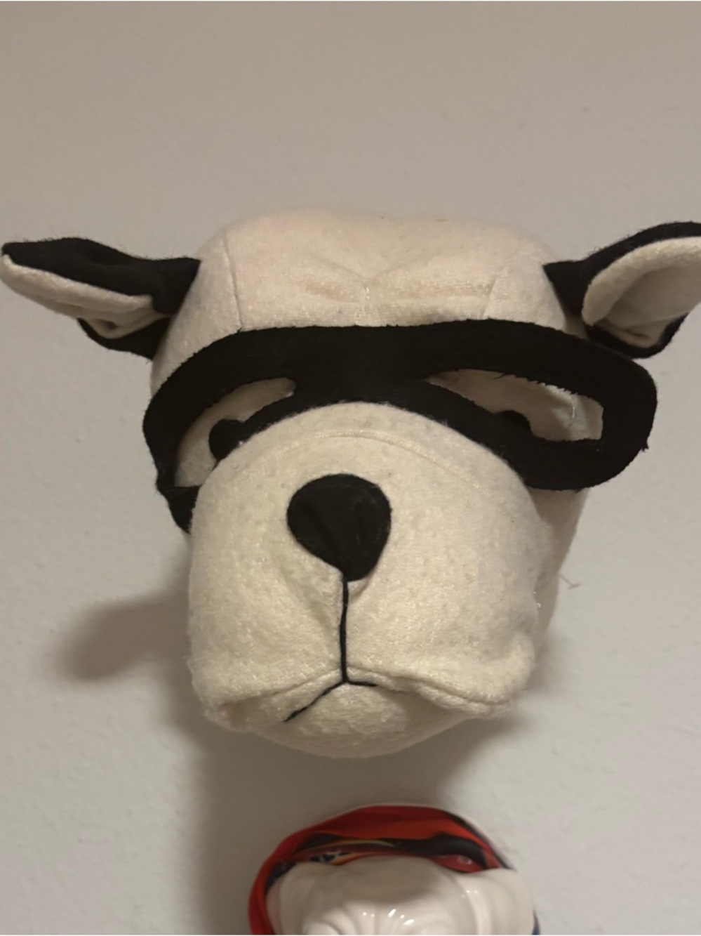 Plush Dog Wall Mount
